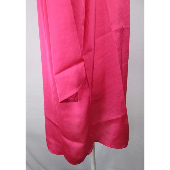 Attitudes by Renee Tunic 8 Lipstick Pink Collar 3\4 Sleeves Polyester (B16) - Picture 4 of 10